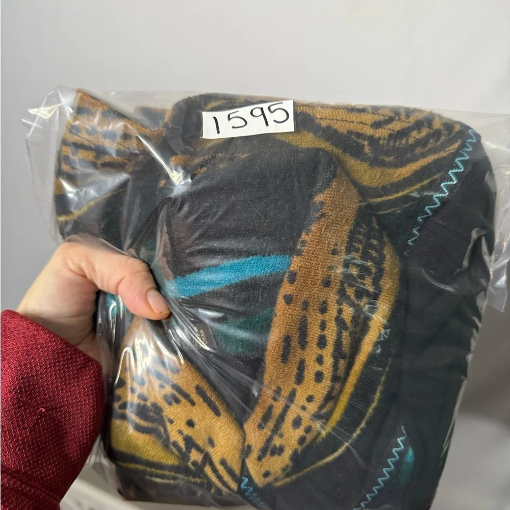 Y2K Boho Earthy Long Sleeve Mini Sweater Dress Cowl Neck Grunge‎ Fairy - Picture 9 of 9